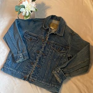 Cute GAP Denim Size XS Blue Jean Jacket 100% Cotton